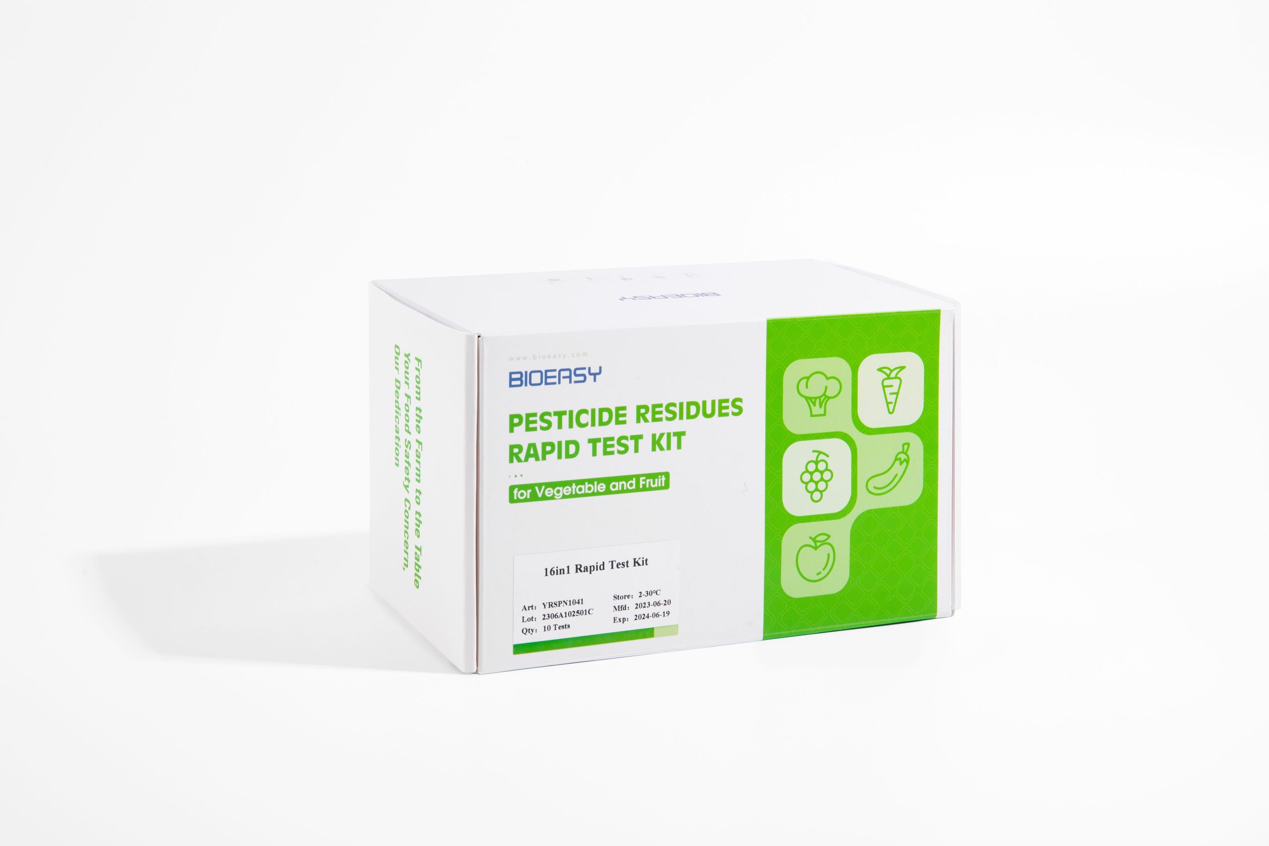 16IN1 Pesticide Residue Rapid Test for Vegetables and Fruits