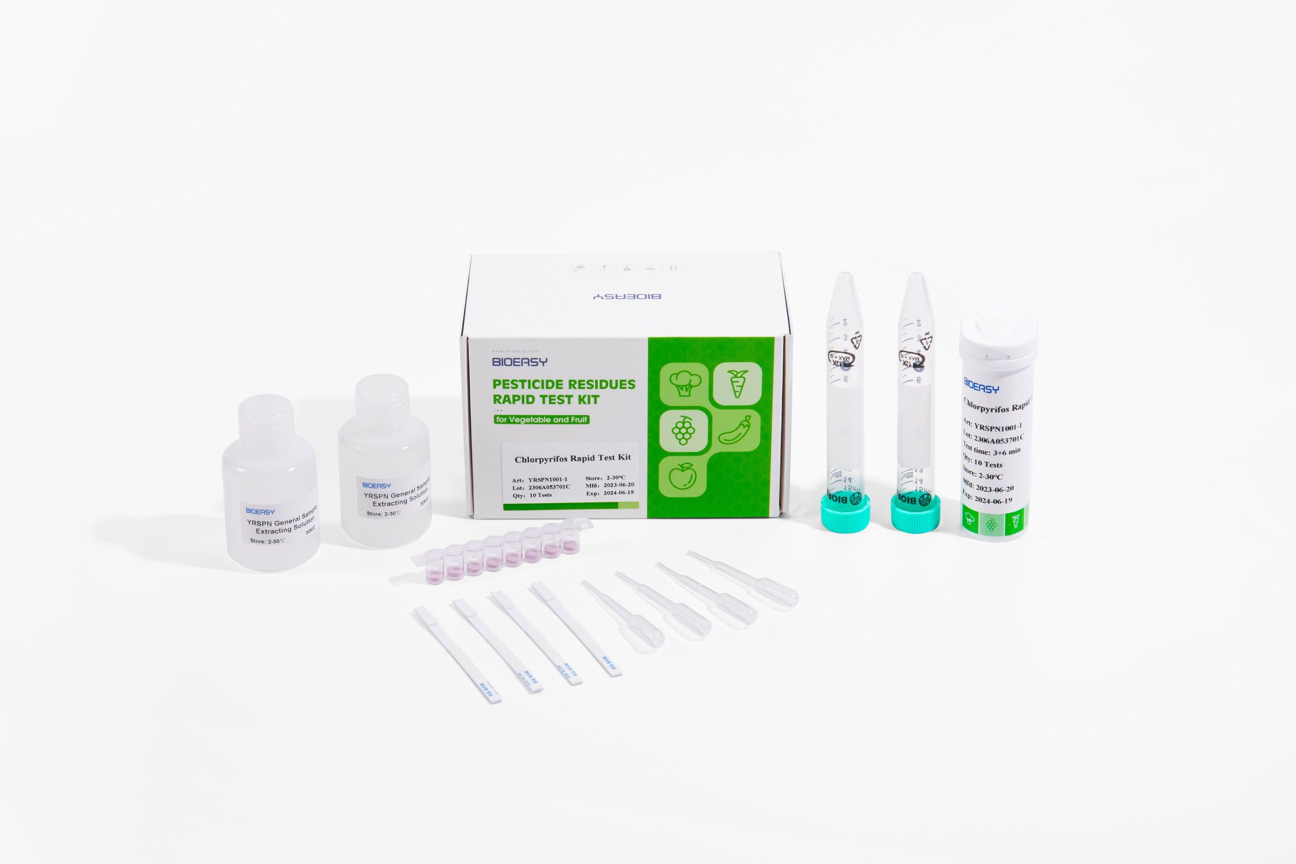 Chlorpyrifos Rapid Test Strip for Vegetables and Fruits - Image 4