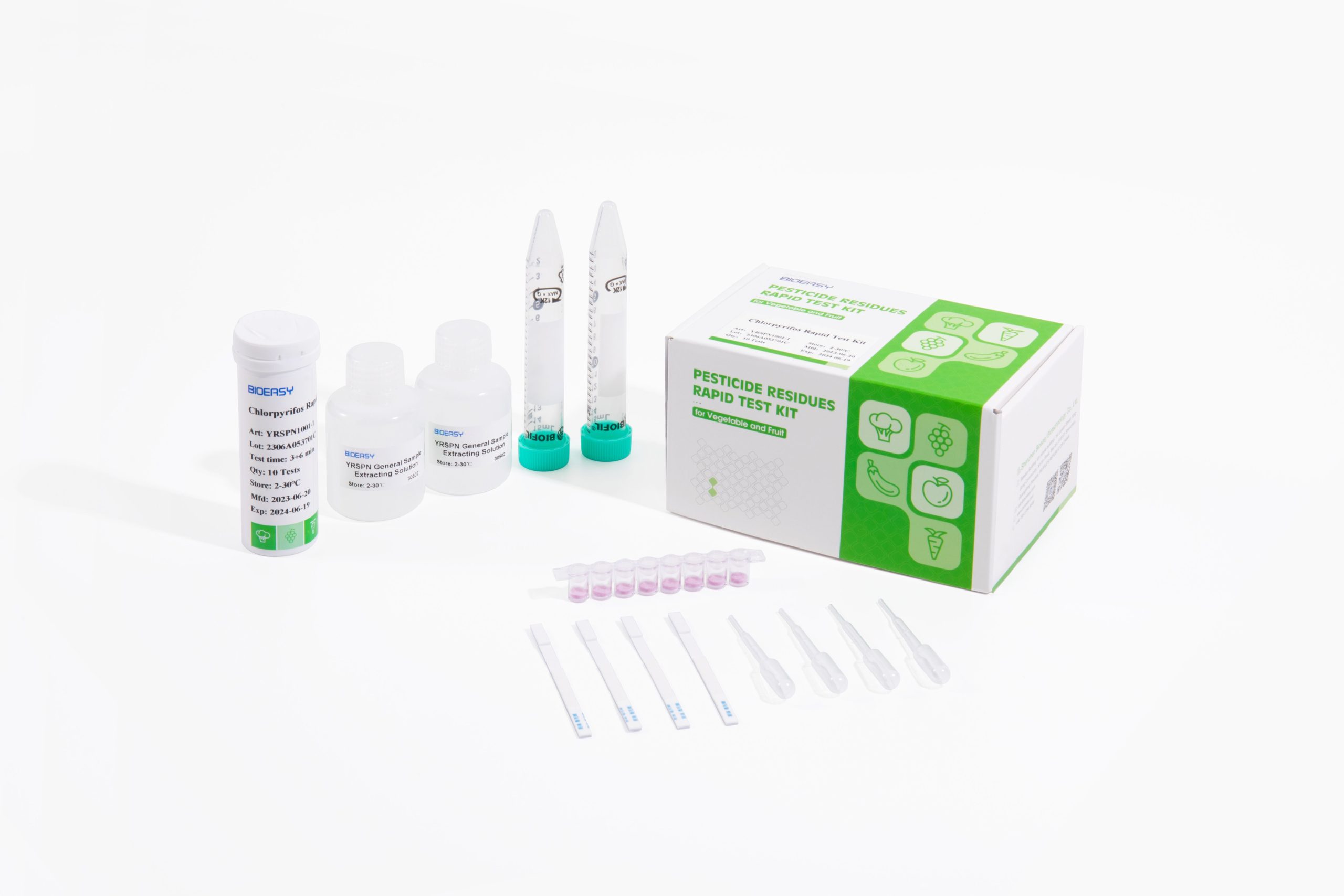 Chlorpyrifos Rapid Test Strip for Vegetables and Fruits - Image 3