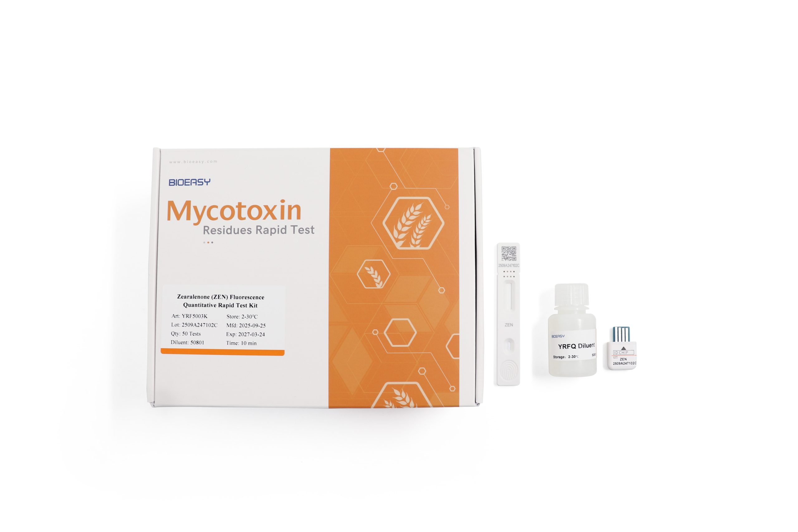 Zearalenone (ZEN) Fluorescence Quantitative Rapid Test Kit